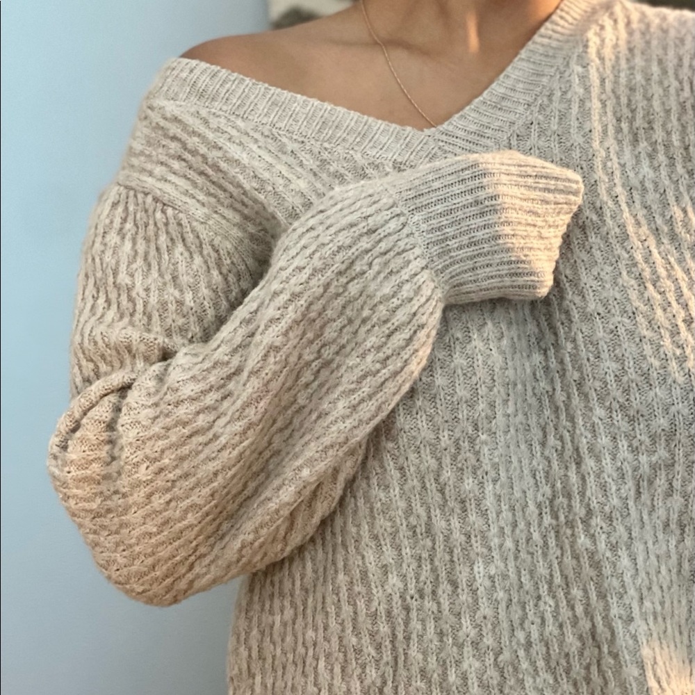Tan sweater